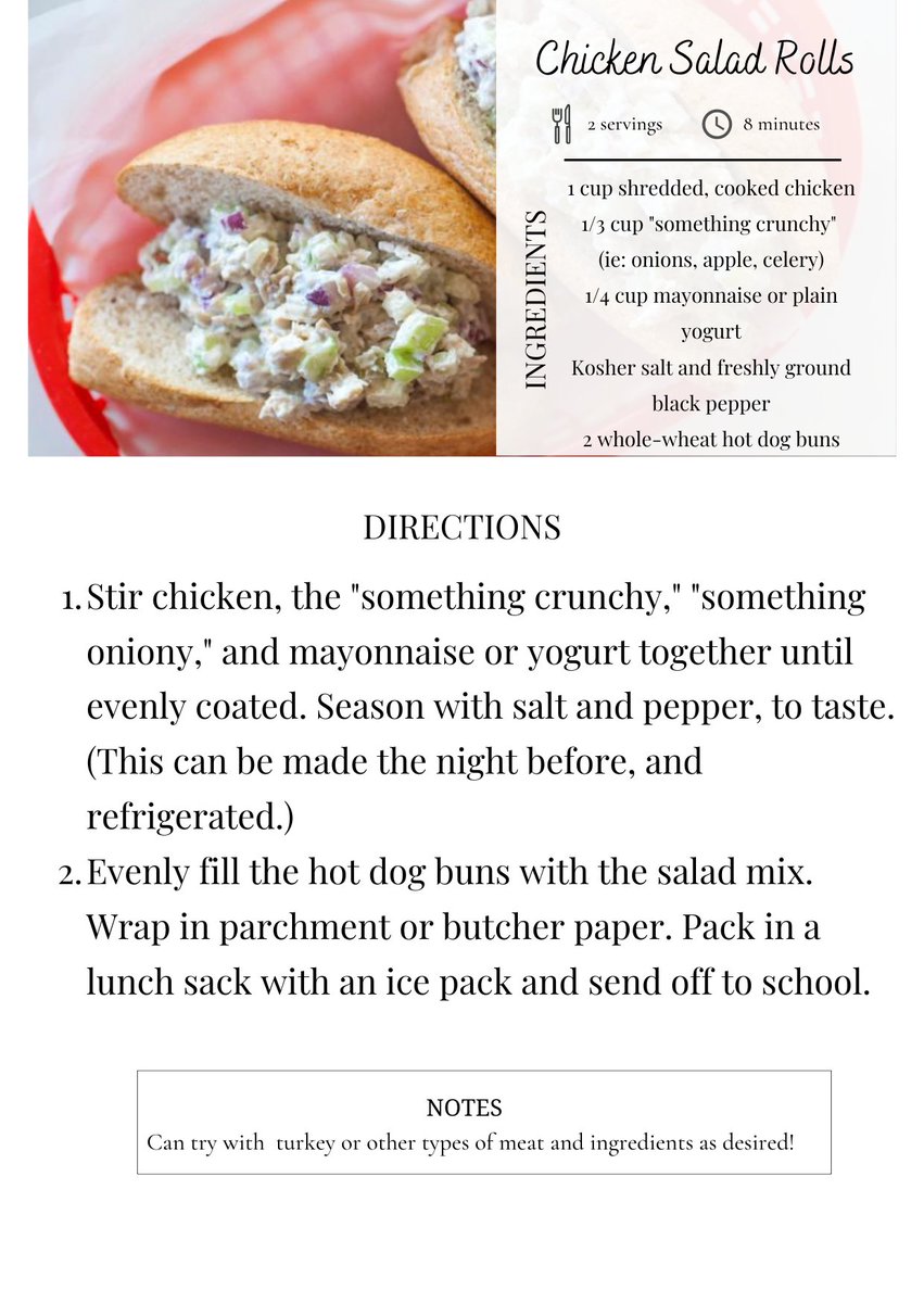 Back to school…back to making lunches! In the month of September, we will share some lunch ideas for you to help you get back into the groove of things! #BackToSchool #EducationMatters #LunchBreak