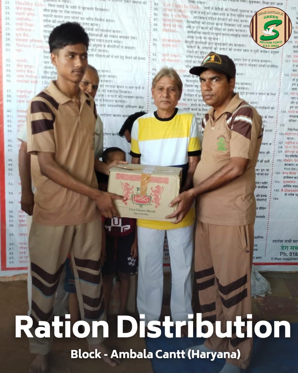 GreenSwelfares's tweet photo. Sharing is caring! Donate ration to the destitute and help put food on their tables. Your generosity can make a world of difference to those struggling to make ends meet. Let's fight hunger together! #RationDonation #foodbank #DeraSachaSauda https://t.co/5lsgvqLFos