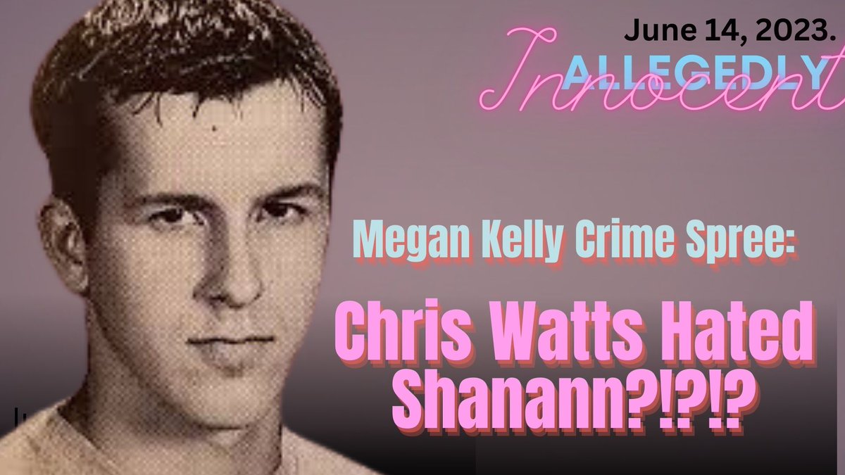 Megan Kelly's Summer Crime Spree:  Chris Watts hated Shanann?!?!?! https://t.co/sNk8ovjUh6 via @YouTube https://t.co/0H5lPnHo2I