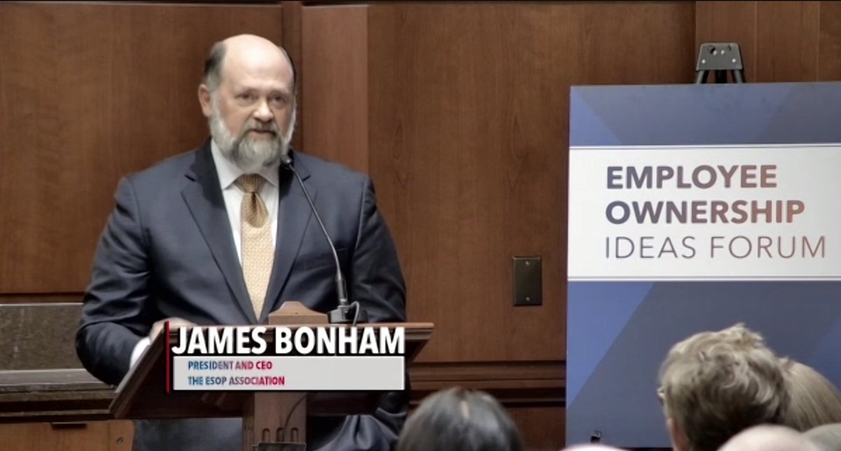 Aspen Partnership for an Inclusive Economy (@aspenpie) on Twitter photo "That's why we're here today: to find ideas for others to create more ownership of producing assets for Americans."
James Bonham, President, <a href="/ESOPAssociation/">The ESOP Association</a>
#EmployeeOwnershipIdeasForum2023
<a href="/AspenJobQuality/">The Aspen Institute Economic Opportunities Program</a> | <a href="/RU_SMLR/">Rutgers School of Management and Labor Relations</a> "That's why we're here today: to find ideas for others to create more ownership of producing assets for Americans."
James Bonham, President, <a href="/ESOPAssociation/">The ESOP Association</a>
#EmployeeOwnershipIdeasForum2023
<a href="/AspenJobQuality/">The Aspen Institute Economic Opportunities Program</a> | <a href="/RU_SMLR/">Rutgers School of Management and Labor Relations</a>
