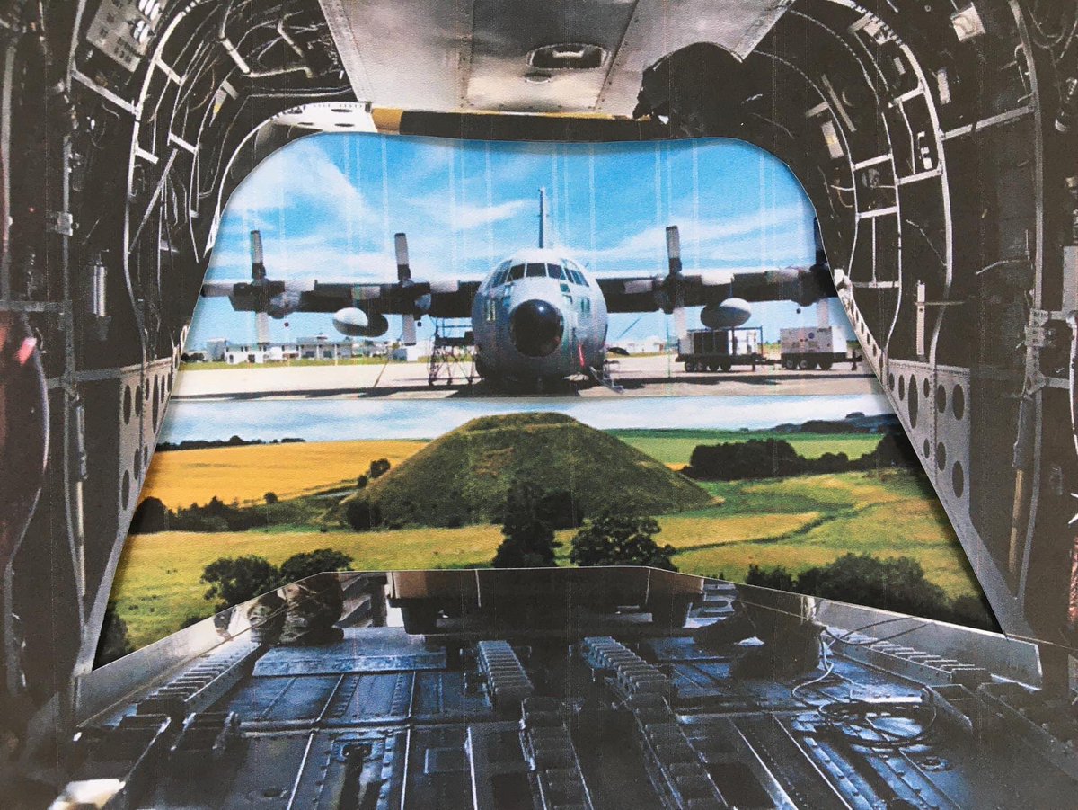 davidbentstudio's tweet photo. Wonderful and the wonder of Art meeting Aerospace too c/o Dave @davidbentstudio 🙌 From Wiltshire to the World ! @LibLocalStudies @davidpasquini33 @heathermarielit Silbury Hill to San Diego to Southern Australia 🙌 https://t.co/0qF3hoY5zR