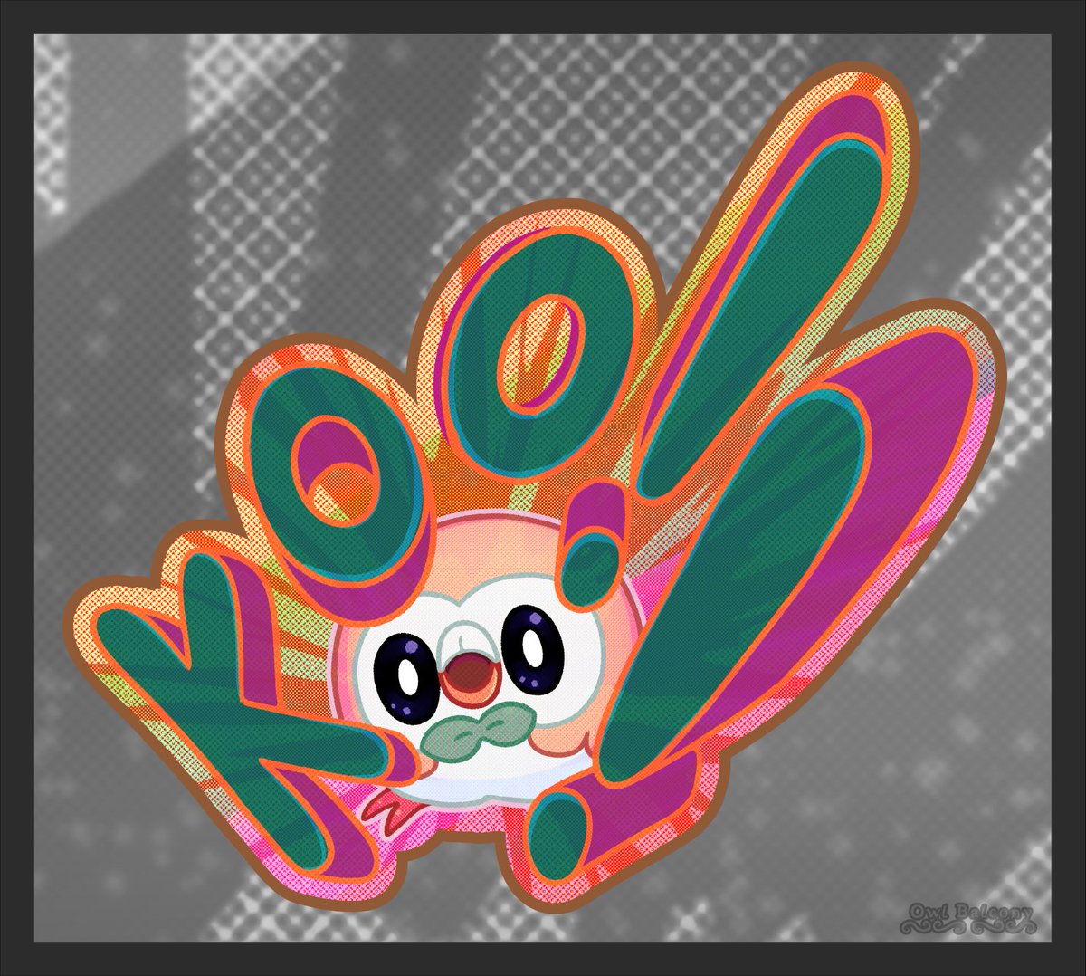 OwlBalcony's tweet photo. Koo! -Oc + Rowlet Version- #owl #oc #originalcharacter #Rowlet #Pokemon https://t.co/0bttNxrt0Y