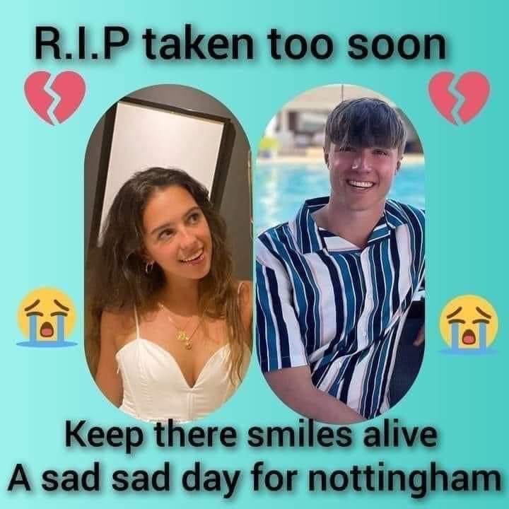wwbeershow's tweet photo. Two young lives where pointlessly cut short in Nottingham, UK yesterday. Two 19-year-old students, both aspiring sportspersons. #BarnabyWebber was a keen cricketer and #GraceKumar had previously played hockey for England Under-18s. https://t.co/6uilx0PMvm