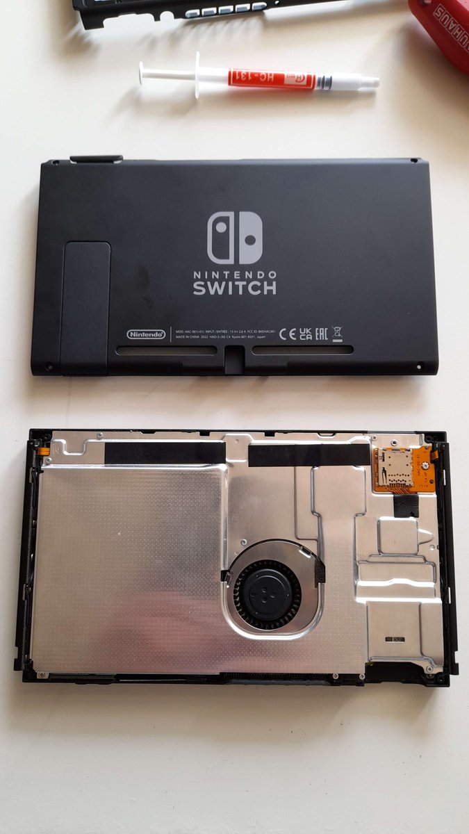 musebrot on Twitter "my v1 switch had a bloated battery and i fixed it