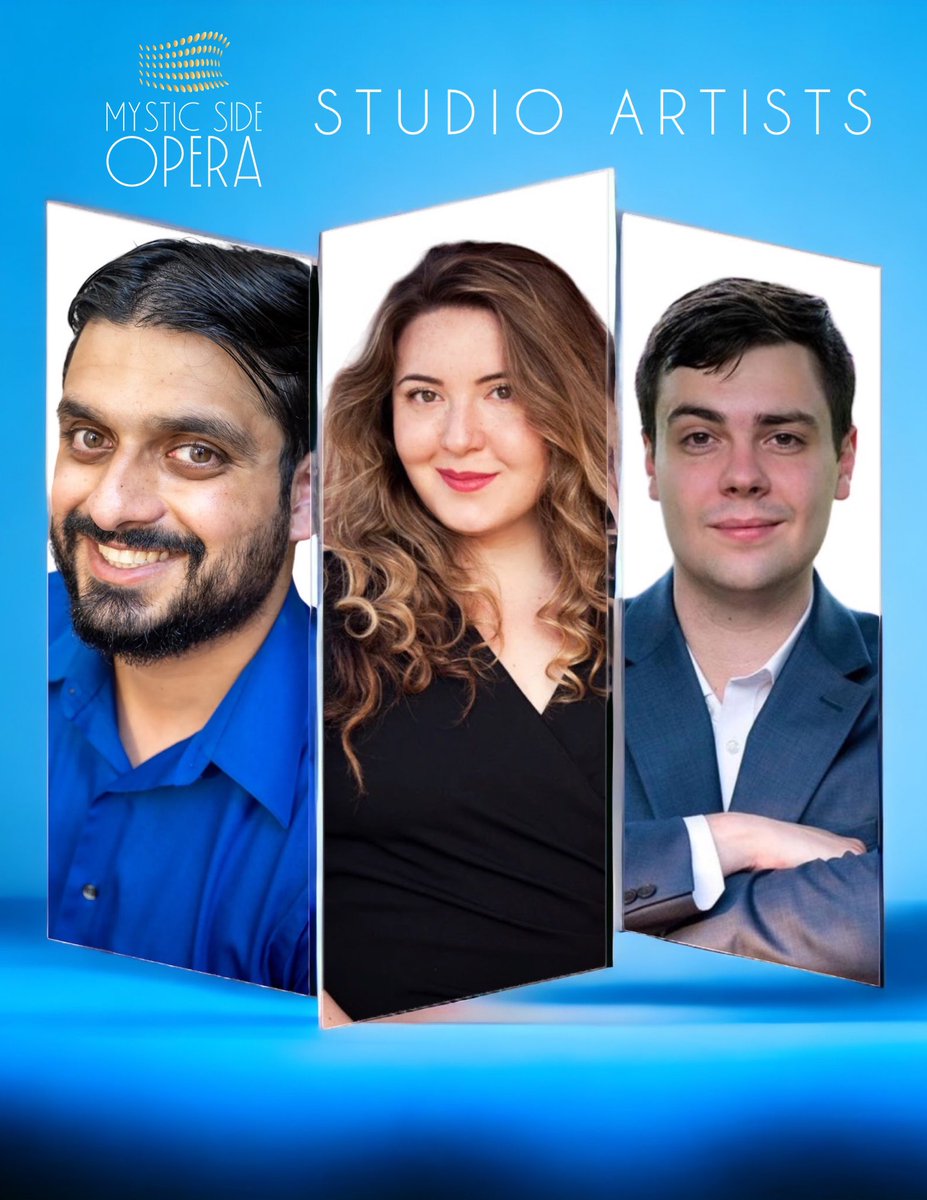 MysticSideOpera's tweet image. 🎉 Mystic Side Opera &amp;amp; Studio Lirico welcome Danielle Pribyl, William Benoit, &amp;amp; Kartik Ayysola as Studio Artists! 🌟 These rising stars earned their place in the prestigious program, embarking on a journey of artistic growth &amp;amp; excellence in the world of opera. Congrats! 🎭🎶