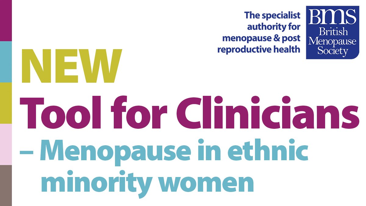 NEW Tool for Clinicians – Menopause in ethnic minority women, developed with BMS member, @dr_shashiprasad GP & certified Lifestyle Medicine Physician, who is passionate about menopause awareness & improving care among ethnic minority women bit.ly/4616o0a