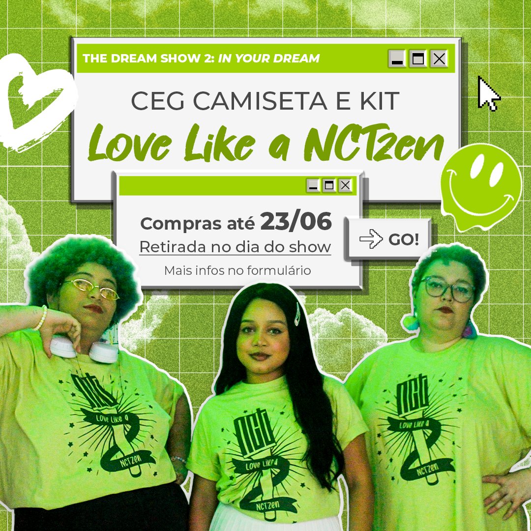 deskoladeria's tweet photo. ✨ CEG DESKOLADERIA + @AnEncore_Store - THE DREAM SHOW 💚

Preparamos os melhores itens pra você curtir o showzaço do NCT Dream!

📅 Compras até o dia 23/06
✍️ Formulário de compra: https://t.co/GqUk1o3HDT

Infos completas no forms!

#THEDREAMSHOW2_In_YOUR_DREAM #kpopceg #ceg https://t.co/3kkqrN7Ypc