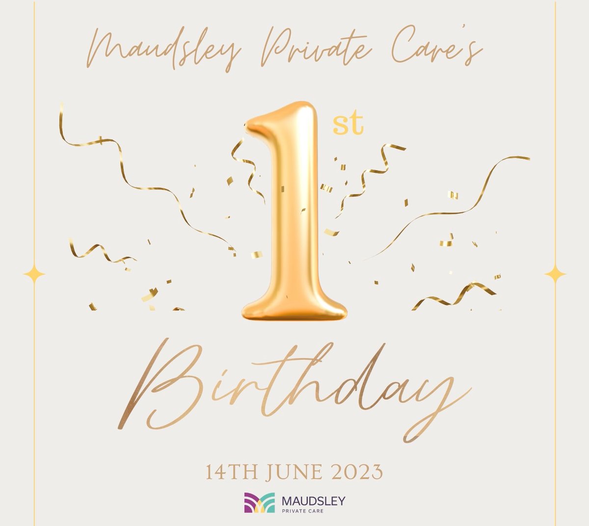 We are one today 🥳Thank you to our dedicated team &amp; our highly skilled clinicians for growing with us this past year. We look forward to providing quick &amp; easy access for families, young people and adults of all ages  #MaudsleyPrivate #MaudsleyLearn #1stanniversary