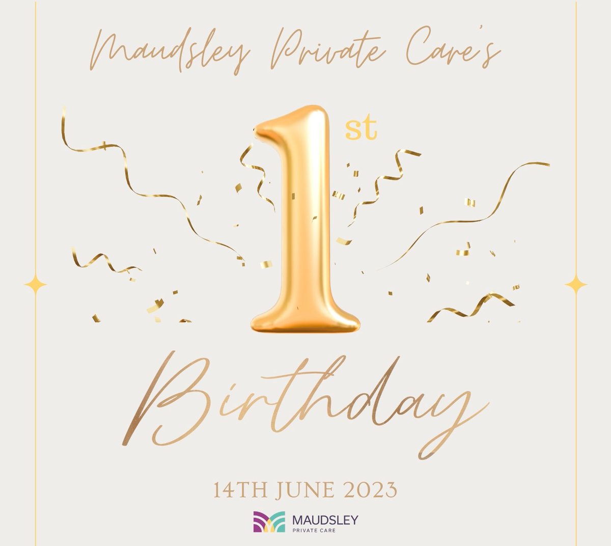 We are one today 🥳Thank you to our dedicated team & our highly skilled clinicians for growing with us this past year. We look forward to providing quick & easy access for families, young people and adults of all ages #MaudsleyPrivate #MaudsleyLearn #1stanniversary