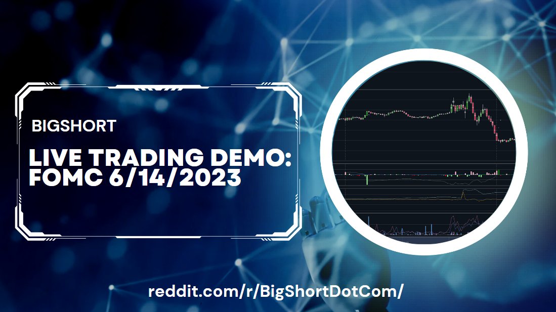 Bigshortdotcom's tweet photo. TODAY: Live FOMC Trading with BigShort's Creator!   10:30am PST/1:30pm EST. 

Join here: https://t.co/ywetxY3vBe https://t.co/t7VUYaXx9P