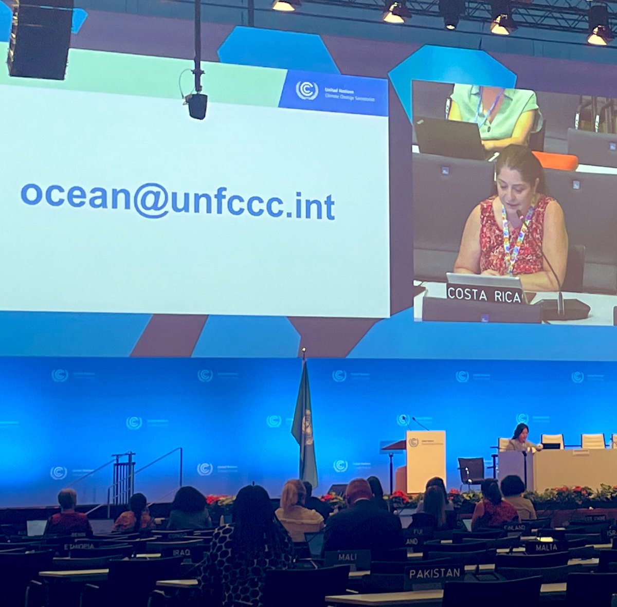 Closing statements of @UNFCCC 2023 #OceanClimateDialogue

Gov. of Costa Rica highlights NDC commitments to protect & restore wetlands, including expansion of landmark PES financing scheme to support marine/coastal protections. 

#LeadingByExample 
#OceanClimateAction

@HaydeeRdrz