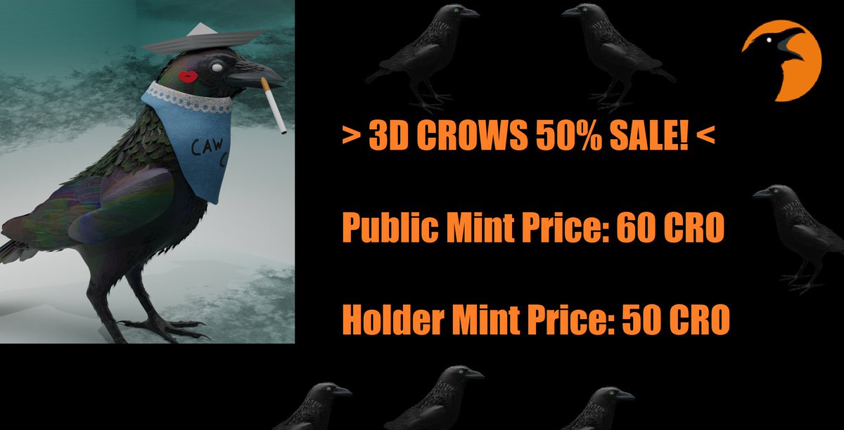 crow with knife tweet media