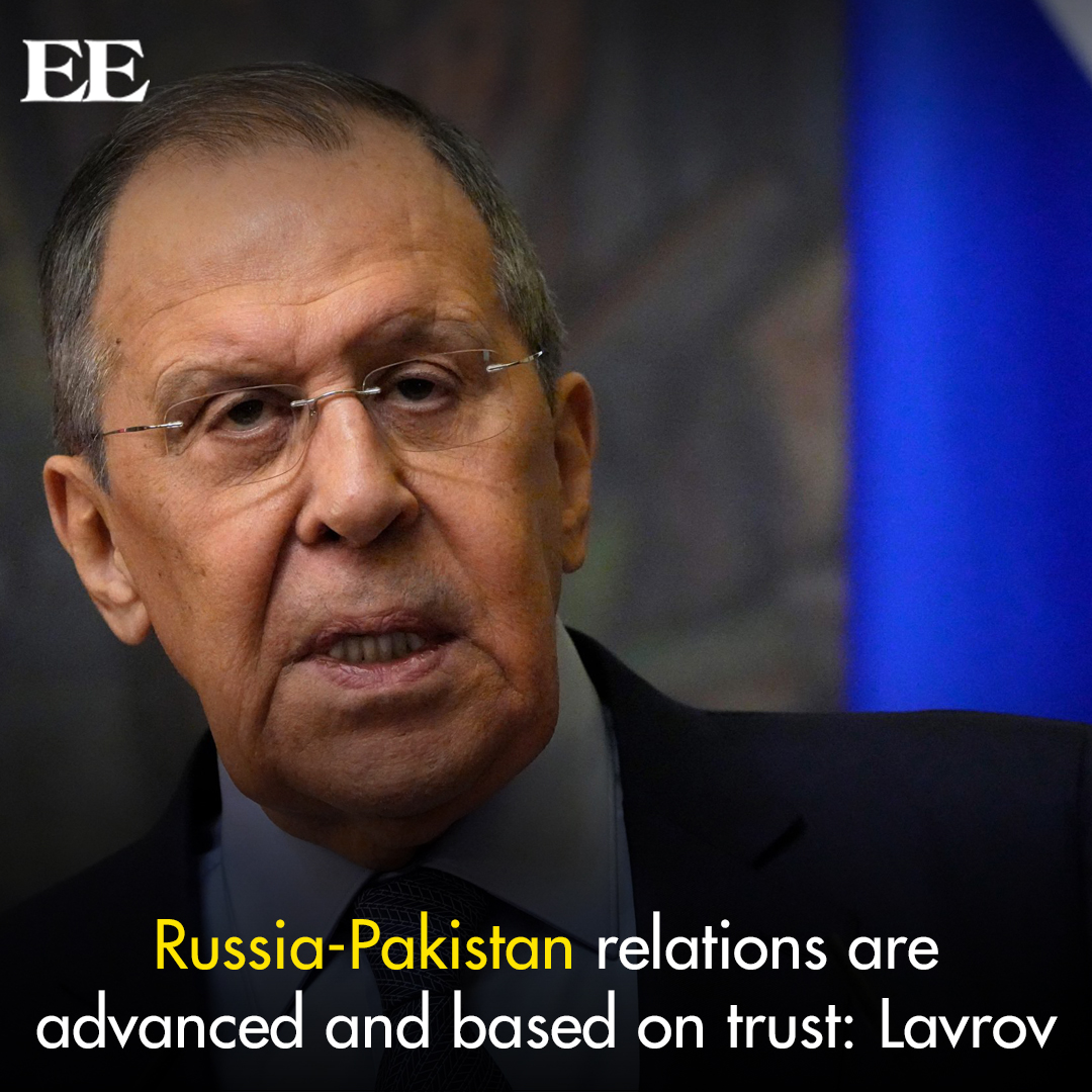 EasternEye's tweet photo. 🤝🌍 Strengthening bonds: Russia-Pakistan relations reach new heights. Russian Foreign Minister Lavrov emphasizes trust and cooperation.  

Discover the evolving partnership here: https://t.co/aAQHpg2cty

#RussiaPakistan #Friendship #easterneye #asianmediagroup https://t.co/UAGFtFZXH4