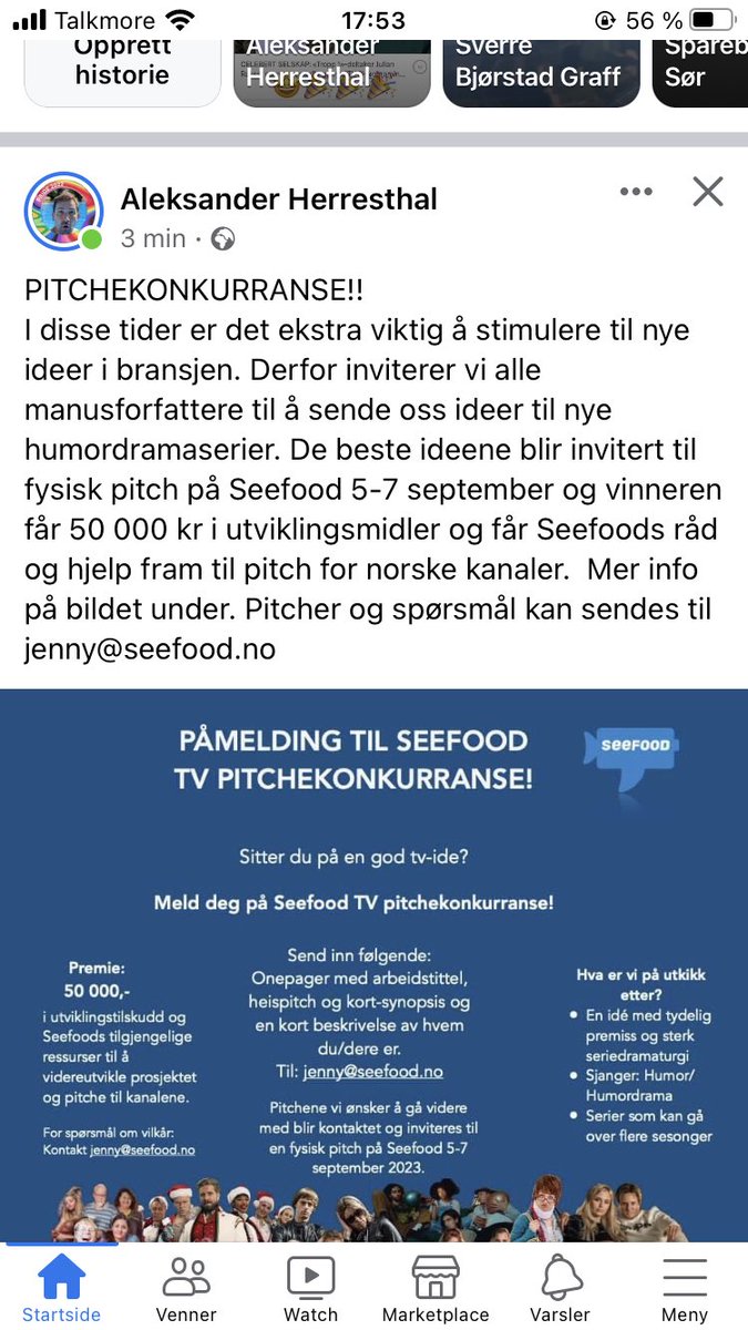 TVfilter's tweet image. har du en god TV-idé ? #seefood