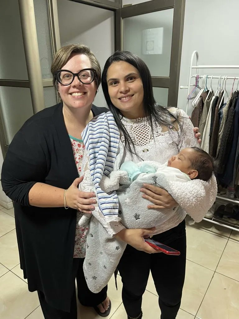 ABWECanada's tweet photo. Read how God has unexpectedly used ABWE Canada missionary Jenn Taylor to defend and speak life to women in crisis while sharing the Good News that there is a God who loves them. 
 https://t.co/avjqrtyawr https://t.co/5fVGpFkiVr