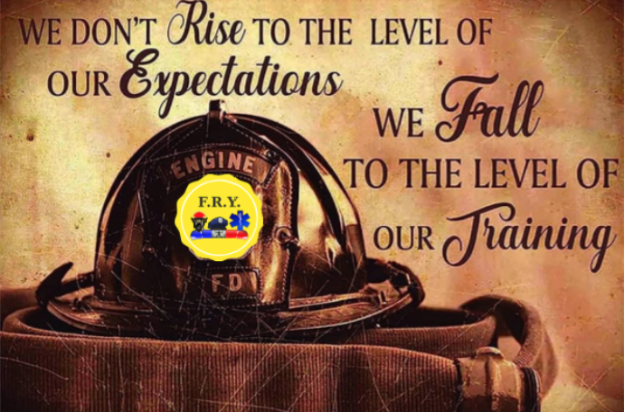 "We don't rise to the level of our expectations. We fall to the level of our training"