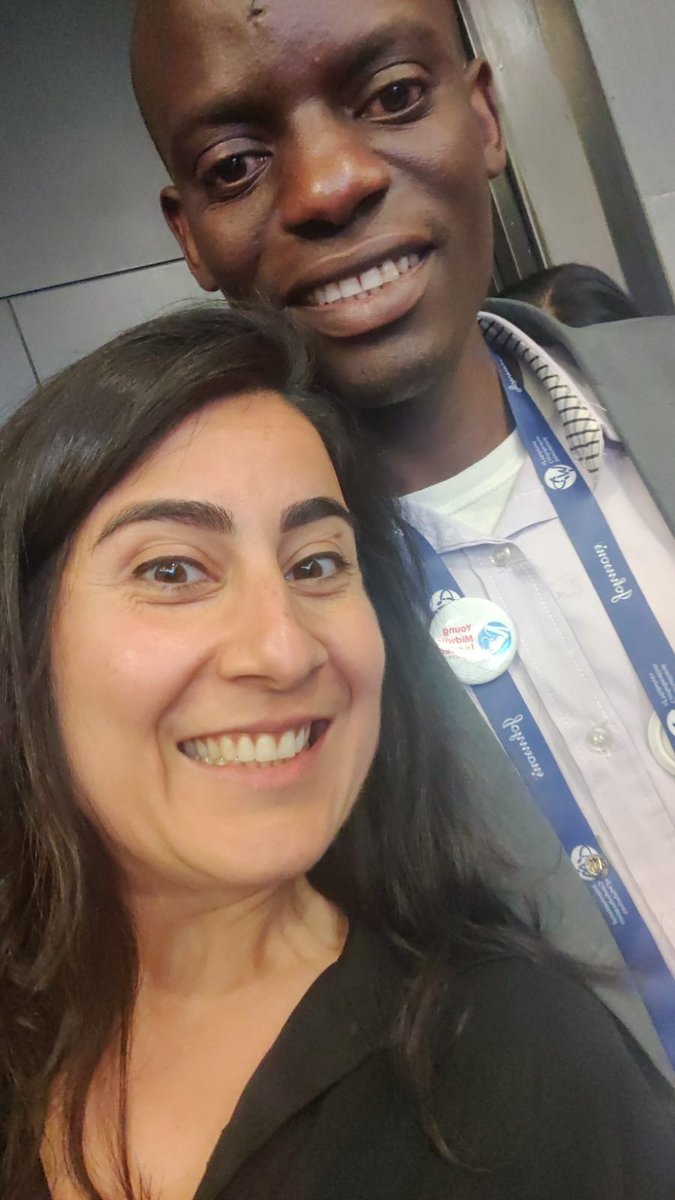 QMNC_Research's tweet photo. Day 3 is in full swing at #ICM2023, say hi to Philip and Bahar in this awesome #selfie! 📸🔥#EvidenceToReality #MidwivesInBali #TogetherAgain https://t.co/pLULsLcVit