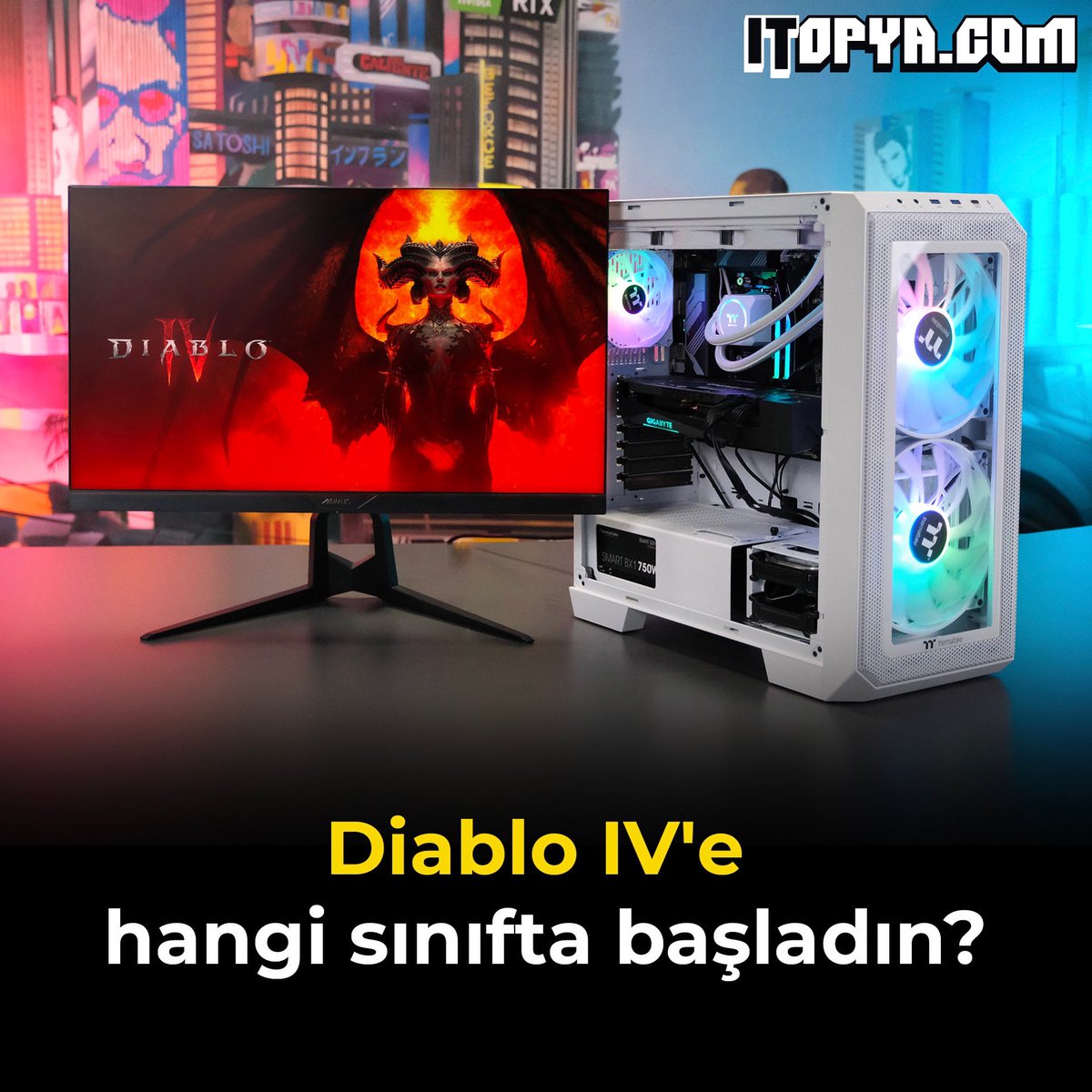 itopyacom's tweet photo. Çıktığı andan beri hepimizi bilgisayarın başına bağlayan Diablo IV’e sen hangi sınıfta başladın? 🧐 #itopya #itopyacom #pcgaming #diablo https://t.co/aII8NyiqoF