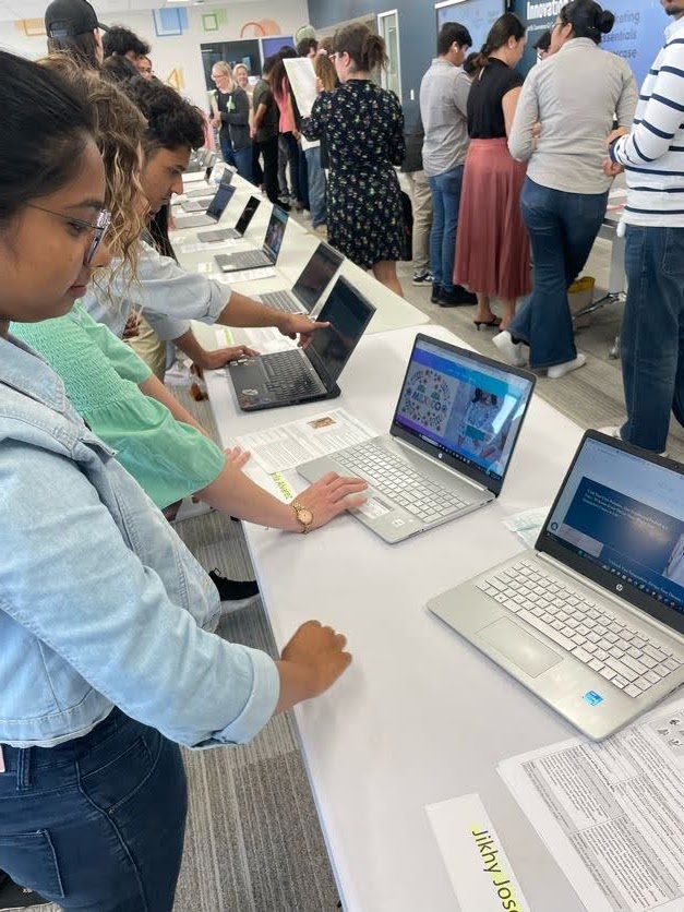 MARK20 Marketing Essentials hosted a #Shopify Project Showcase at @InnovationSLC yesterday. Students showed off #ecommerce stores they created in this @slcbiz course. #shopifyopenlearning