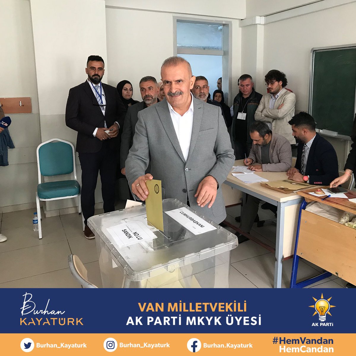 Avrupa Birliği Uyum Komisyonu Başkanlığı görevine atanan MKYK Üyesi ve Van Milletvekilimiz Sn. Burhan Kayatürk'e yeni görevinde başarılar dilerim. <a href="/Burhan_Kayaturk/">Burhan Kayatürk</a>