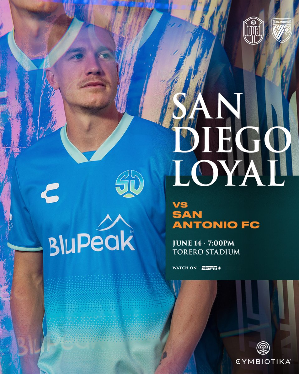 SanDiegoLoyal's tweet photo. Round 2.Β
π @SanAntonioFCΒ
π Torero Stadium
π 7:00 PM PT
π» ESPN+
#SAvSD | https://t.co/f5LrrA2CWR https://t.co/TFKVGkQrs8