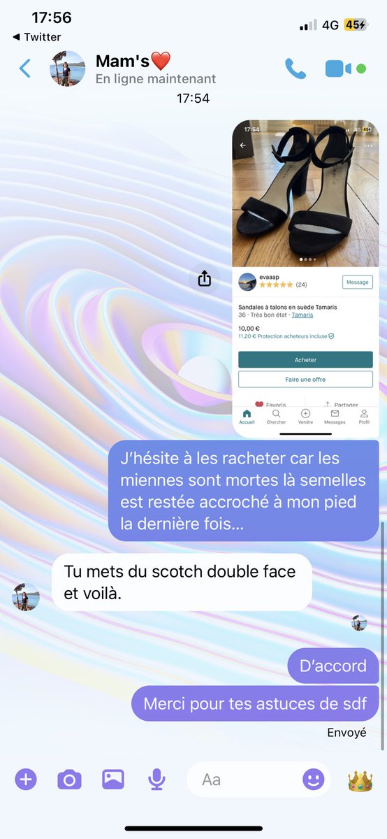 BerangerLea's tweet photo. Pov tu dis à ta mère que tu as besoin de chaussures : https://t.co/bOSBuNfPJL