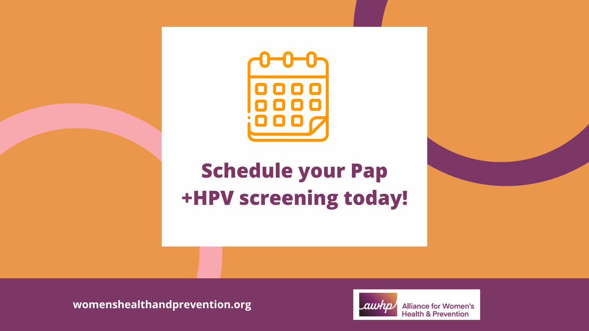AWHPOrg's tweet photo. Pap tests and #HPV screenings are essential for detecting cervical cancer early. This summer, remember to #prioritizeprevention and get caught up on all your preventive health screenings. You deserve to be healthy. https://t.co/8GUrHoVlOU