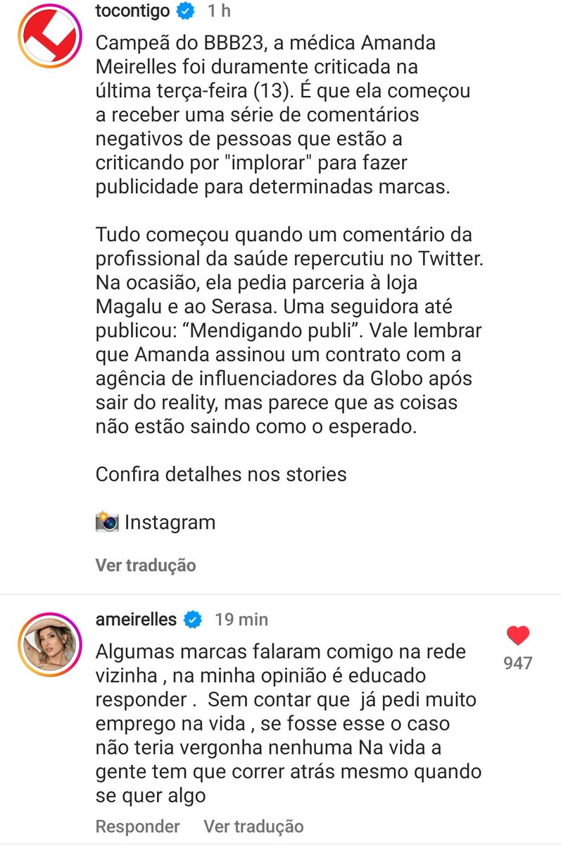 AMANDA ALICE DE FRANÇA MEIRELLES É O NOME DELA. 👑