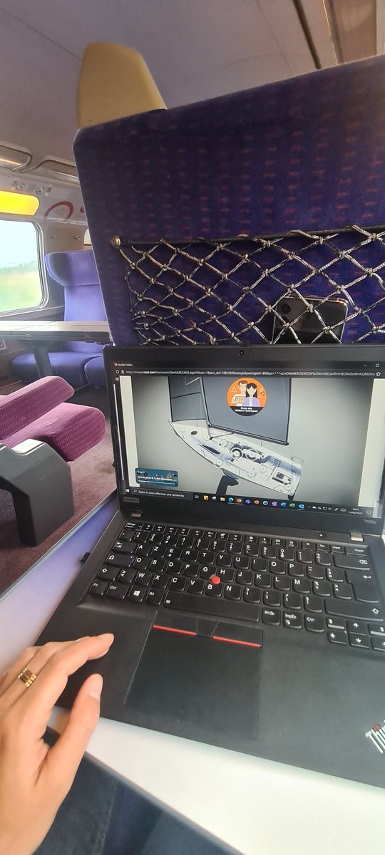 Un trajet en train c'est l'occasion de suivre le elearning d'initiation créé spécialement pour la régate <a href="/orange/">Orange</a> 🎓 Au programme, des bases sur la navigation, la météo, le balisages, les manœuvres, etc. Tip Top👌
#ArmorCup ⛵️ J-2 📅
#LifeAtOrange #proudtobeorange #armorcup2023