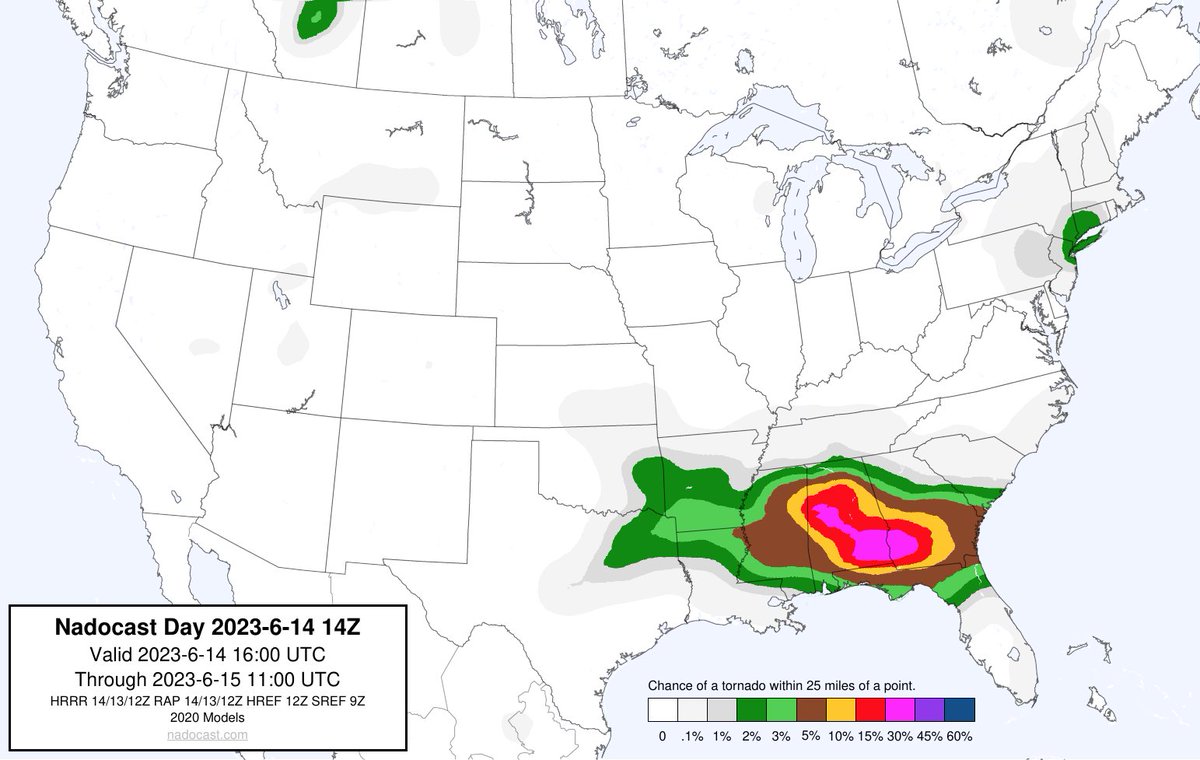 14Z Day Tornado Forecast