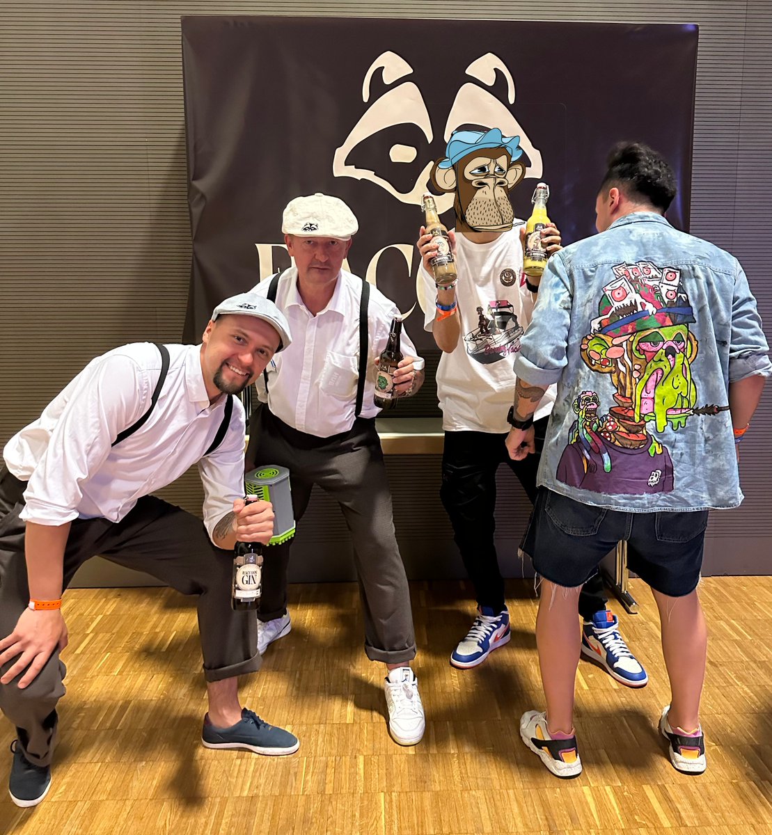 RaccoonGin's tweet photo. It's time, to sum up! Many of you considered our stand to be the best at @berlinweb3com 🫶

Thanks for the chit-chats over some gin🍸and amazing parties! Our NFT collection you were so excited about will be announced soon!

The "Peaky Blinders" team sends their regards! https://t.co/9393I8BVwi