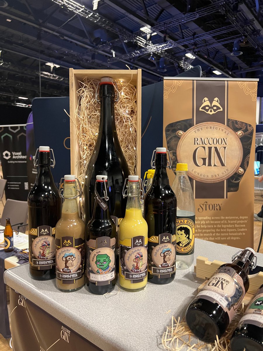 RaccoonGin's tweet photo. It's time, to sum up! Many of you considered our stand to be the best at @berlinweb3com 🫶

Thanks for the chit-chats over some gin🍸and amazing parties! Our NFT collection you were so excited about will be announced soon!

The "Peaky Blinders" team sends their regards! https://t.co/9393I8BVwi