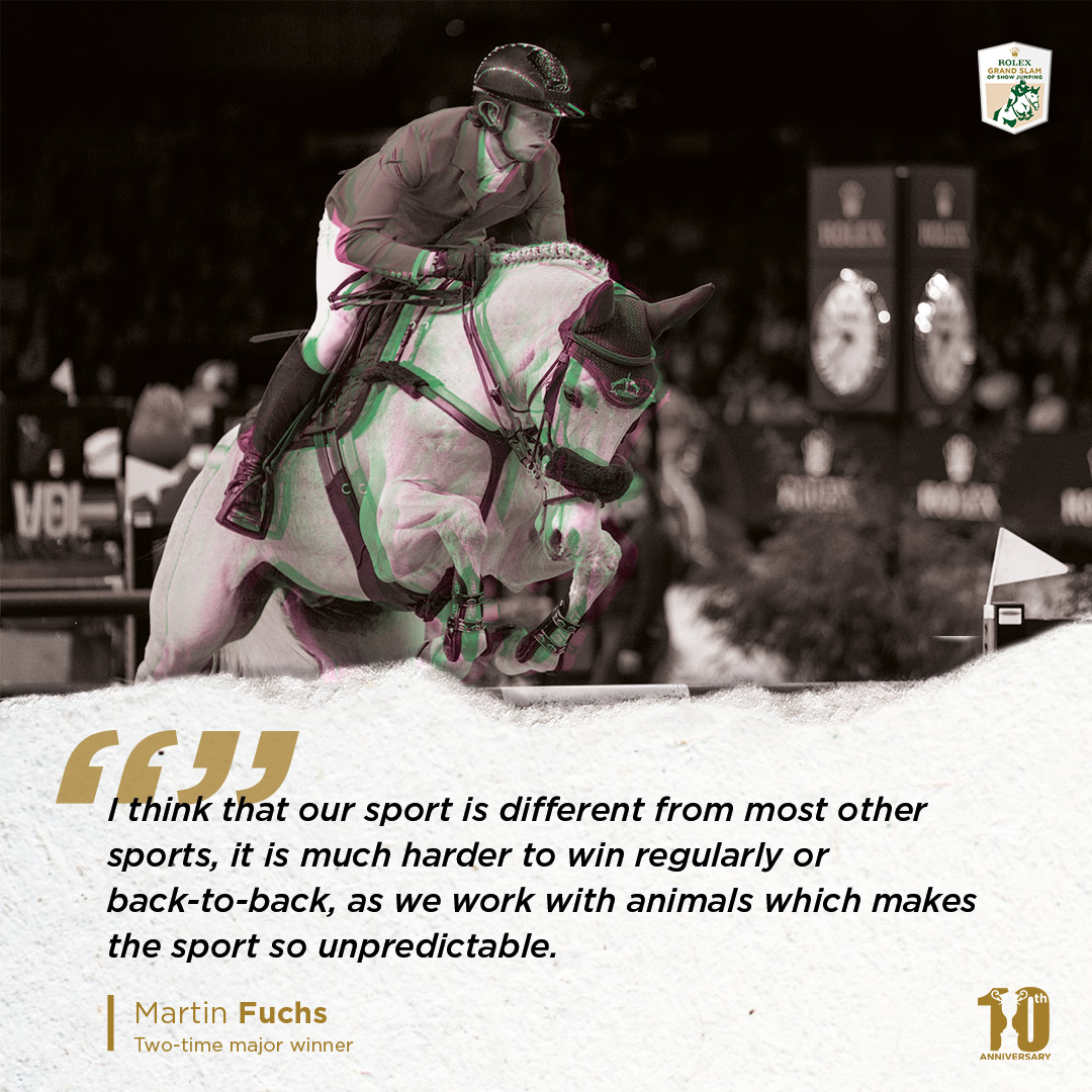 [QUOTE]

@martinfuchs_official, Two time Major Winner in @chigeneve has a something to say to you… 😉

📸  Thomas Lovelock 

#JumpIntoHistory #RolexGrandSlam #TheCommitmentOfALifeTime #showjumping #horse #equestrian#TheDutchMasters #CHIOAachen #SpruceMeadows #CHIGeneve