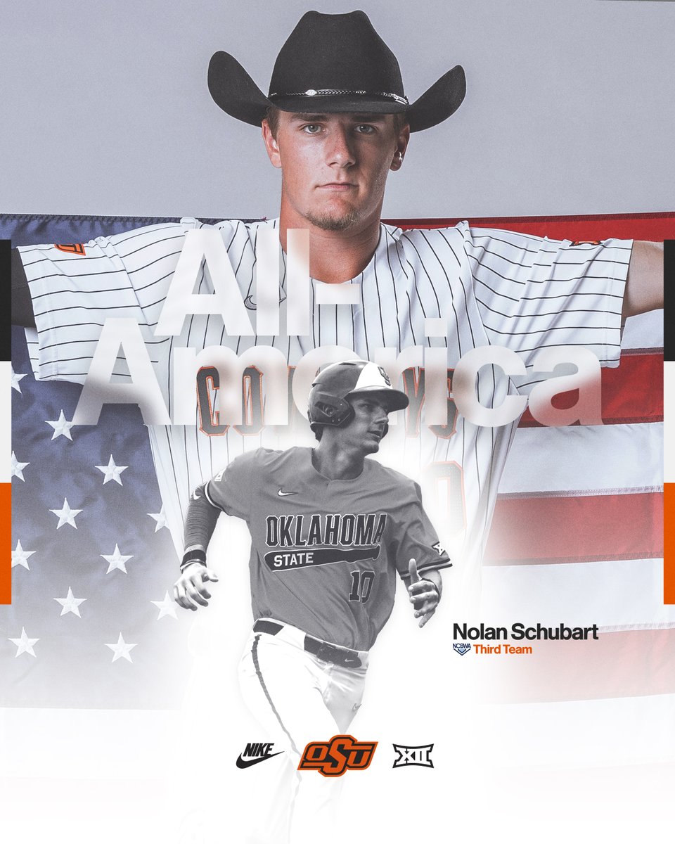 OSUBaseball's tweet photo. 𝐀𝐥𝐥-𝐀𝐦𝐞𝐫𝐢𝐜𝐚𝐧 𝐂𝐨𝐰𝐛𝐨𝐲𝐬

🔗 https://t.co/opsGti6vuq

#OurStandard #GoPokes https://t.co/aBnkdNuRiB