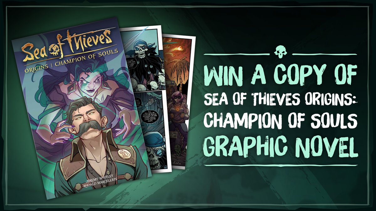 Let's mark Sea of Thieves: Origins - Champion of Souls being available as a collected paperback with a #WinWednesday! To enter, reply with the name of Pendragon's ship and one winner will be randomly picked tomorrow, June 15th, at 4pm UTC.
Or buy it here: aka.ms/CoSPaperback