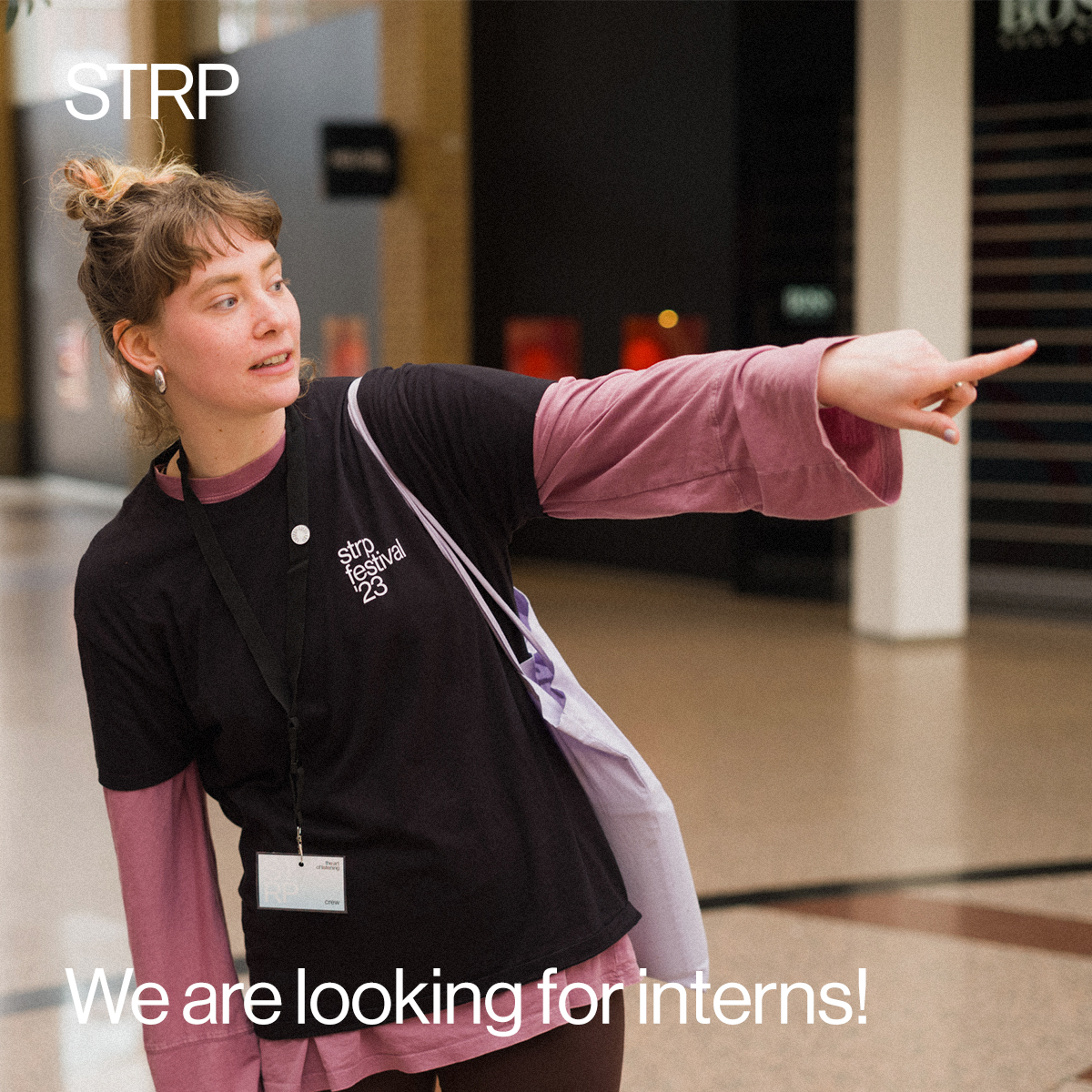 STRP (@strpfest) on Twitter photo Are you studying and want to gain more experience in the field? Join our team as an intern at STRP!
Currently we are looking for interns in Marketing & Communication and in Education.
๐ฑ Check the vacancies here: lnkd.in/eCux3EiH Are you studying and want to gain more experience in the field? Join our team as an intern at STRP!
Currently we are looking for interns in Marketing & Communication and in Education.
๐ฑ Check the vacancies here: lnkd.in/eCux3EiH