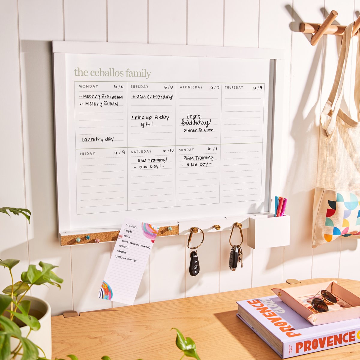 The restock alert you've been waiting for is HERE 🤩 Reintroducing the Wall Organization Center, the customizable command center perfect for home &amp; office. Customize your insert &amp; choose from interchangeable accessories like key holders, pen cups, &amp; more: bit.ly/466ci08