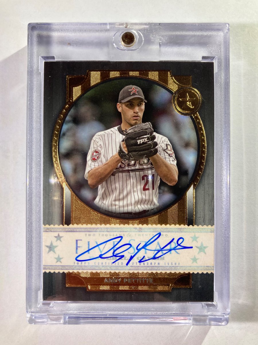 1218Sports's tweet photo. 🎁Appreciation Day Giveaway🎁

Winner Announced Wednesday

🔥Andy Pettitte Topps 5 Star Auto (Astros Uniform)

To enter
1. Follow
2. Retweet
3. Like

@Sports_sell #MLB #Houston #Astros #Yankees #NewYork https://t.co/CSgVQ1VhjK