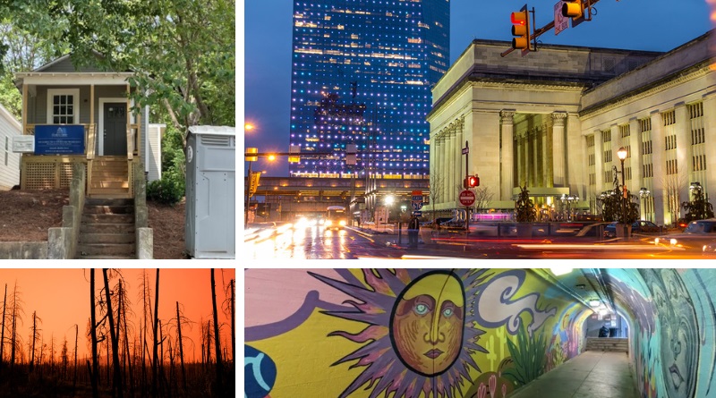 NJTOD's tweet photo. This week's transit friendly planning news - https://t.co/lGIS45ME55 - NJ's #COVID funds for NJT buses β’ Student mural at #BoundBrook β’ #Atlanta zoning model β’ Philly's #30thSt Station neighborhood β’ #Laval fare cuts. https://t.co/Kfpi1flYFT
