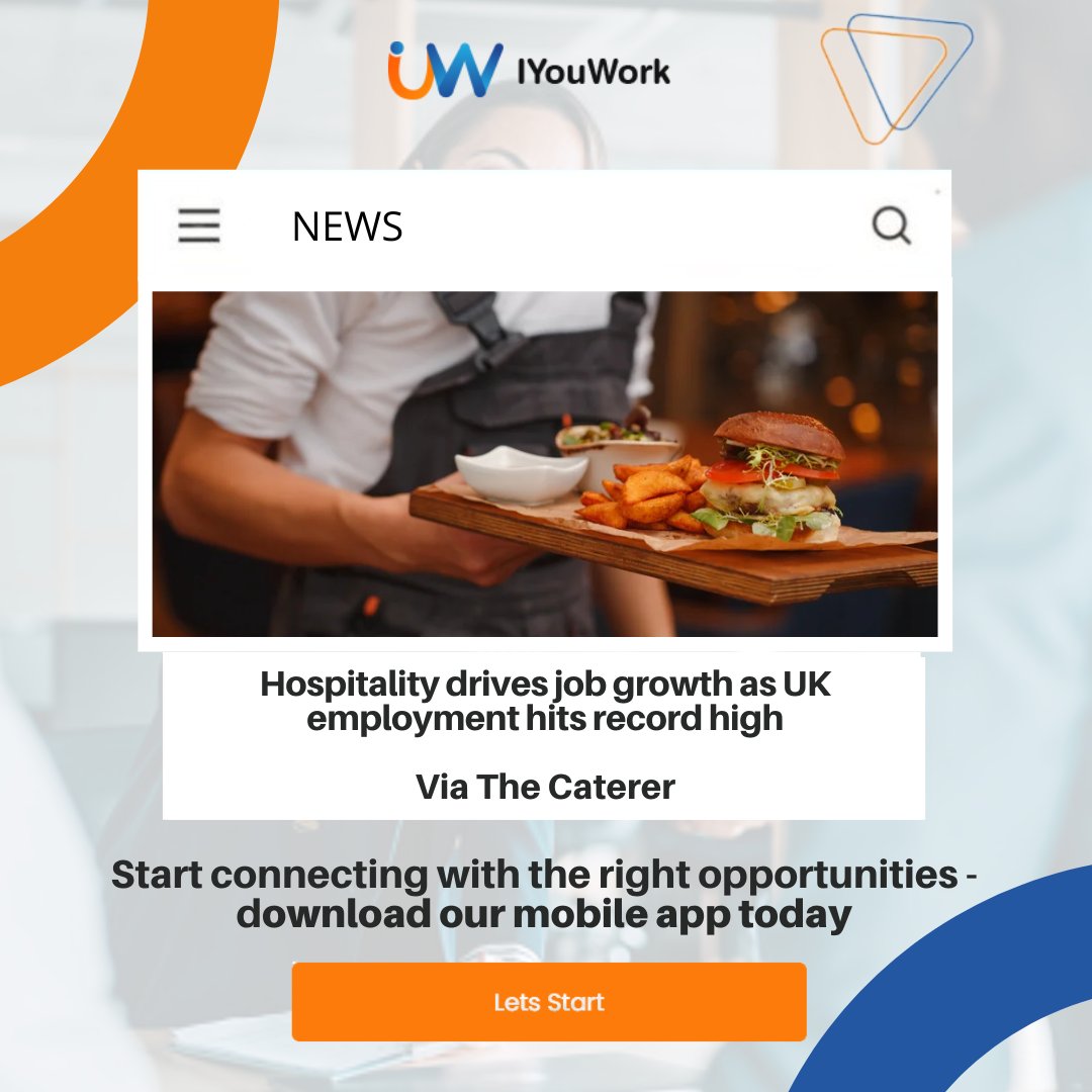 Hospitality has been at the forefront of the recent uptick in employment in the UK.

Improve your own hospitality experience by choosing your own hours through iYouWork!

#iyouwork #retail #freelance #freelancers #flexiblework #hospitality #hospitalityuk #studentsuk #ukstudents