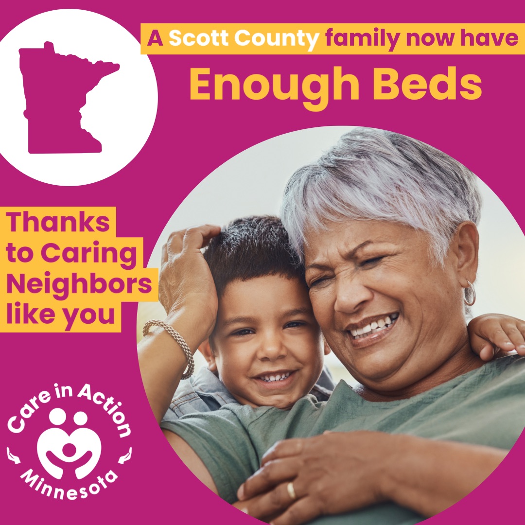 CareinAction's tweet photo. With the help of caring neighbors, we were able to provide beds for two children taken in by their grandmother, who is on disability and has a fixed income. 

Join us in spreading compassion and supporting families in need. 

https://t.co/hWG8K3HiAF https://t.co/G0xdxOFfb2
