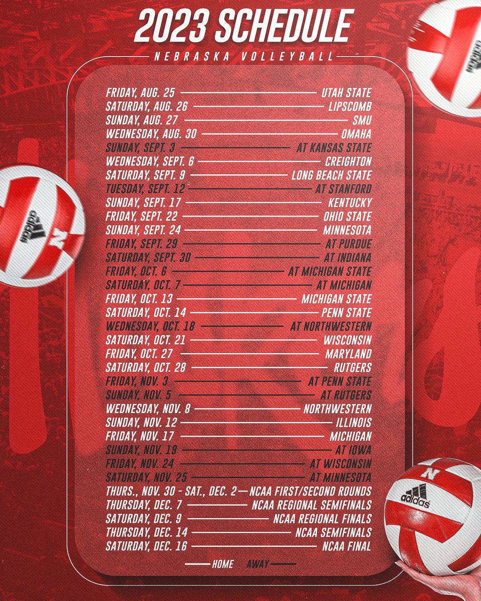 Husker Volleyball On Twitter Mark Your Calendars Husker Nation husker-volleyball-on-twitter-mark-your-calendars-husker-nation
