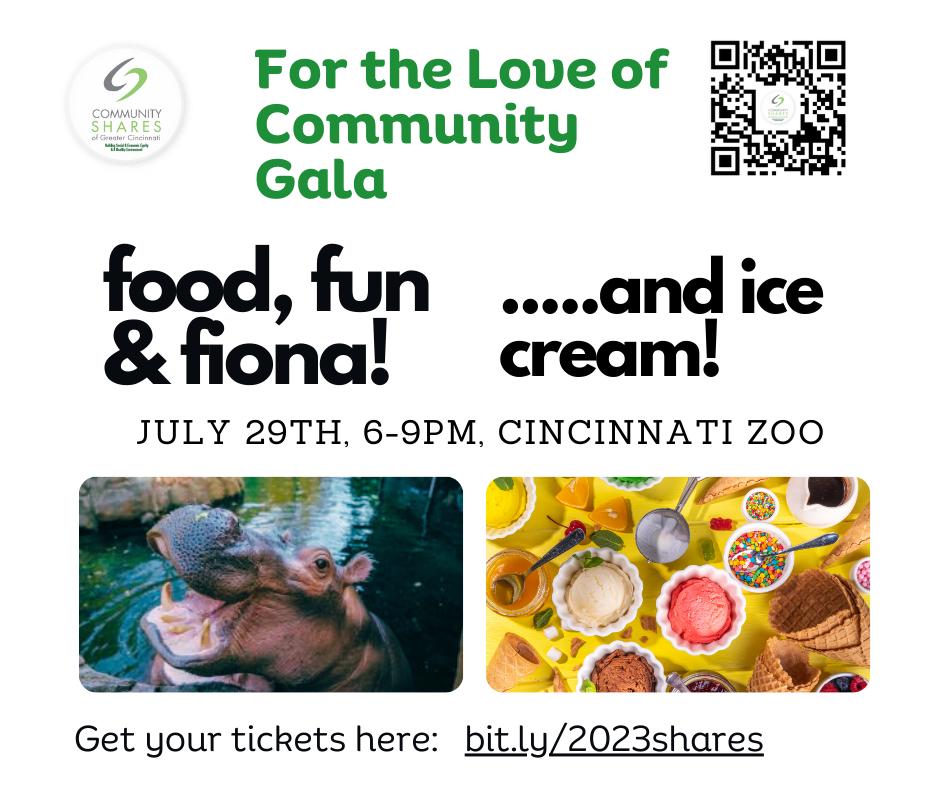 CincyShares's tweet photo. Food, Fun, &amp; Fiona! Get tickets now for Community Shares' For the Love of the Community Gala July 29 at Cincinnati Zoo! https://t.co/Gvhesj68BT
https://t.co/rgk3W1dX34 https://t.co/s6g2QpMUdx