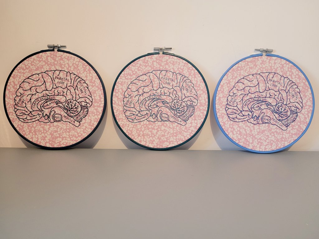 BRAINS. So many brains. 
#embroidery #handembroidery