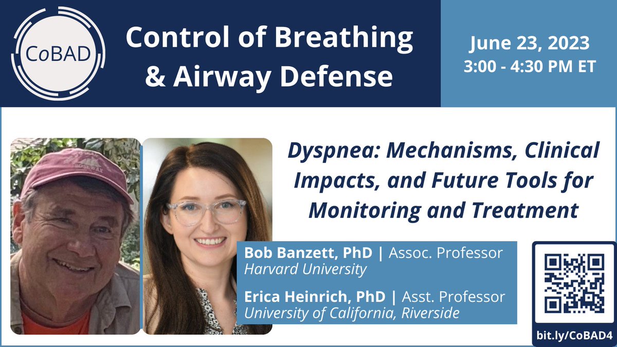 UF.BREATHE (@ufbreathe) on Twitter photo CoBAD will feature Drs. Bob Banzett (<a href="/harvardmed/">Harvard Medical School</a>) & <a href="/erica_heinrich/">Erica Heinrich</a> on June 23 at 3pm ET via Zoom. Register for the series, check out our YouTube playlist, & join our mailing list at bit.ly/CoBAD-Site. 👇 CoBAD will feature Drs. Bob Banzett (<a href="/harvardmed/">Harvard Medical School</a>) & <a href="/erica_heinrich/">Erica Heinrich</a> on June 23 at 3pm ET via Zoom. Register for the series, check out our YouTube playlist, & join our mailing list at bit.ly/CoBAD-Site. 👇