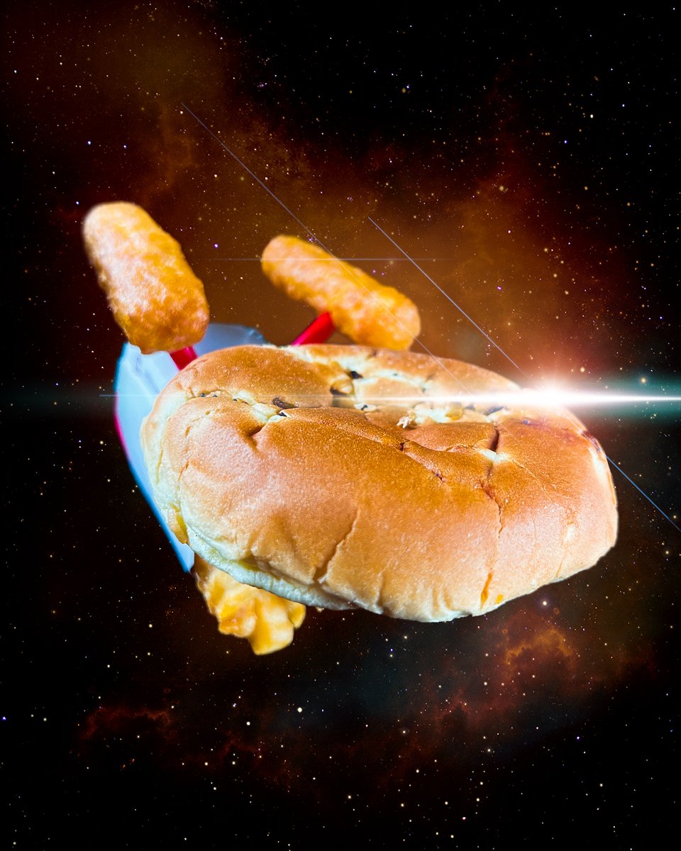 Arbys's tweet photo. U.S.S. ARBY’S. PERMISSION TO JOIN THE FLEET. @StarTrekOnPPlus #StrangeNewWorlds now streaming on @paramountplus https://t.co/kWykEvVJlP