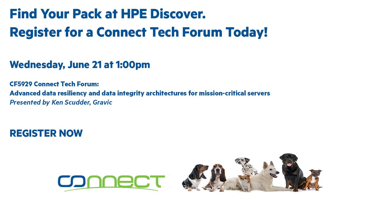 Connect_WW's tweet image. Heading out to #HPEDiscover? Check out this #ConnectTechForum on Wednesday at 1pm. @GravicSB will discuss #DataResiliency and #DataIntegrity for #MissionCritical #servers. CF5929 @Connect2NonStop 

content.attend.hpe.com/go/agendabuild…