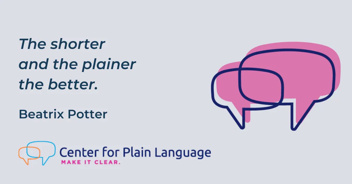 plain_language's tweet photo. #WednesdayWisdom #CenterForPlainLanguage https://t.co/WDEaQsTDMo