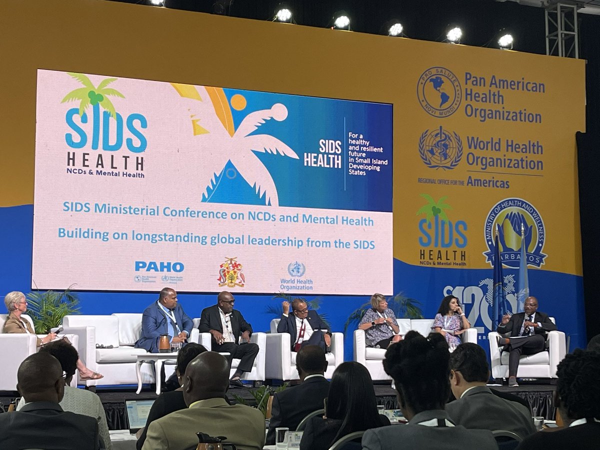 maishahutton's tweet photo. @ConnellDr HCC @HealthCaribbean Vice President at #SIDS2023 - ‘commercial determinants cannot be the determining voice in a room aimed at creating health policy’ 💥💥💥 https://t.co/REcfsBkaJF