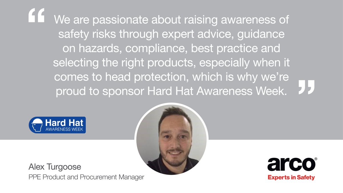 ArcoSafety's tweet photo. Did you know that head injuries account for over 25% of fatal injuries in the UK workplace, with a further 3,500 non-fatal head injuries reported each year?
Click here to read our expert advice this Hard Hat Awareness Week: https://t.co/pIAkbH8JEQ
#HHAW23 https://t.co/rrrJj3HU6W